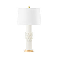 Villa & House Jasmine Lamp Without Shade, Blanc de Chine