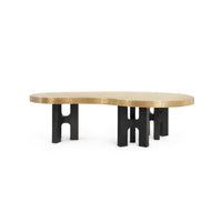 Villa & House Jacob Coffee Table, Antique Brass