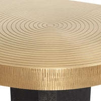 Villa & House Jacob Coffee Table, Antique Brass