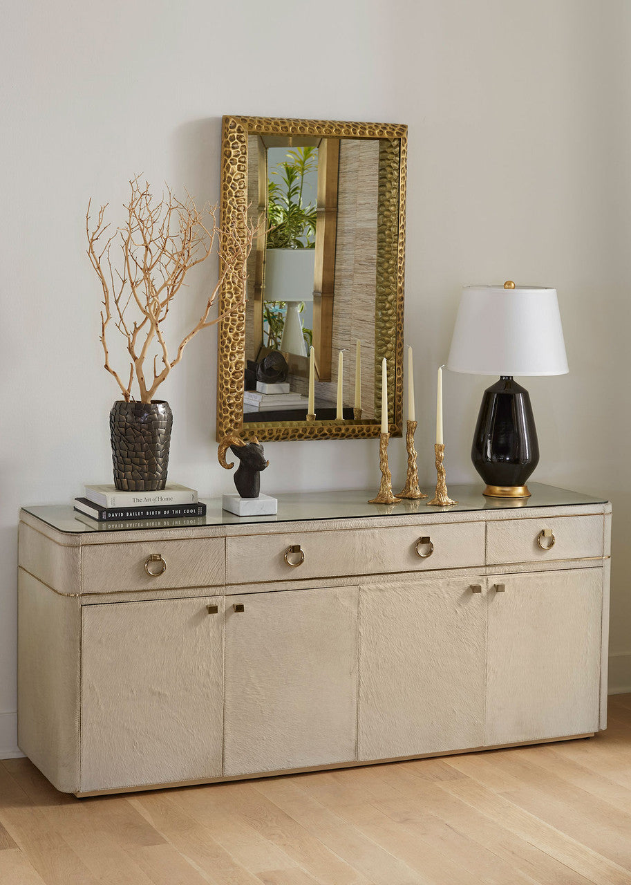 Villa & House Julia Large Mirror, Antique Brass