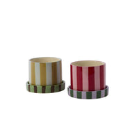 Design Shop Joyelle Pot with Saucer 5.75"x 4.5", Set of 2