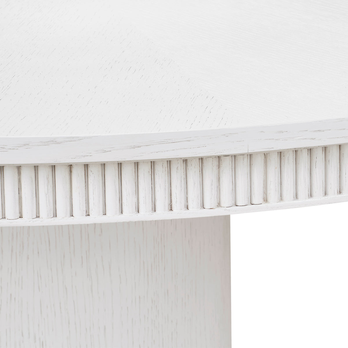 Villa & House Kinsley 48" Dining Table, Glazed Whisper White