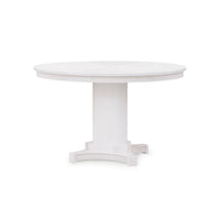 Villa & House Kinsley 48" Dining Table, Glazed Whisper White