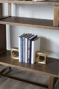 Villa & House Karl Bookends (Pair), Brass