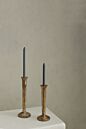 Design Shop Krysos Candlestick 4.75"x 12.5", Set of 2