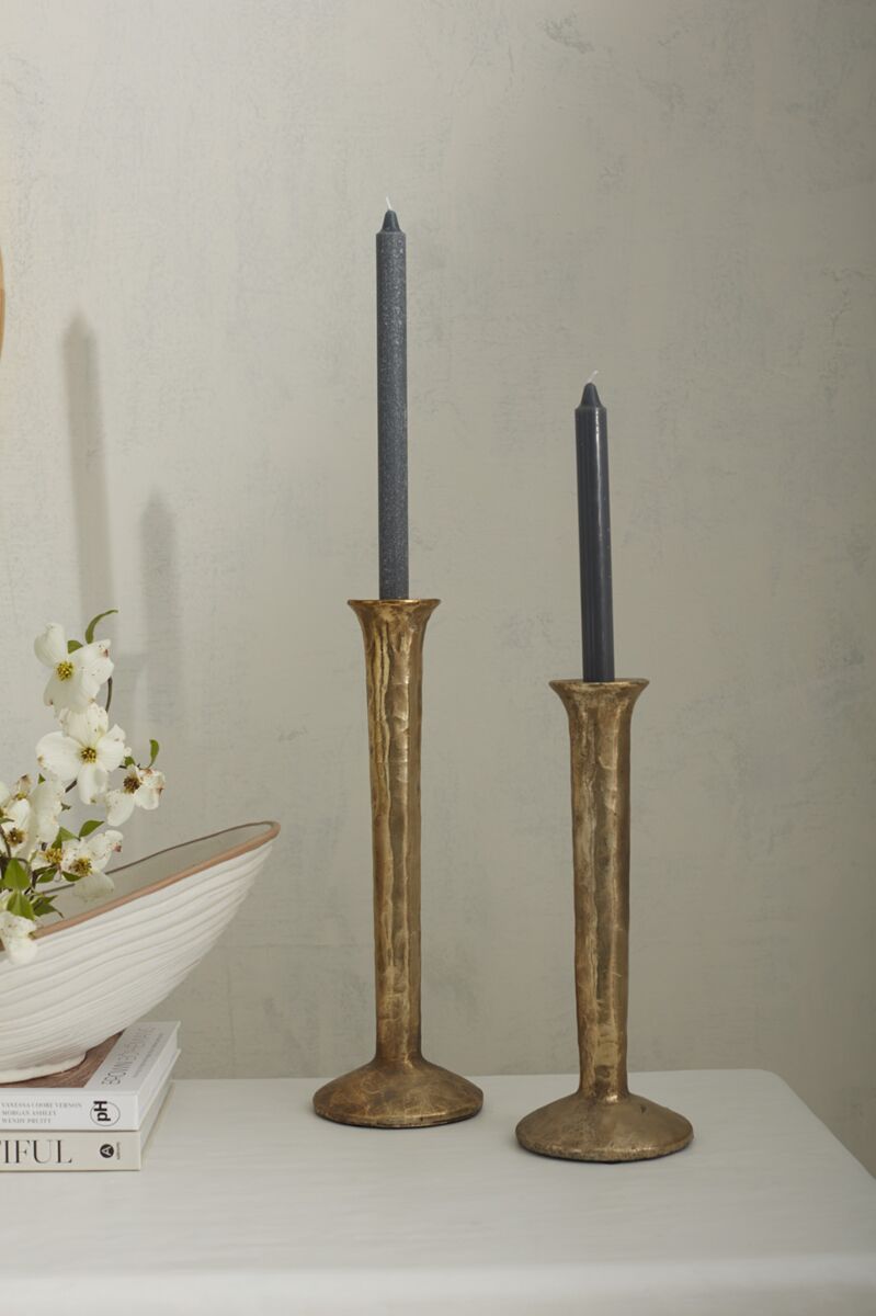 Design Shop Krysos Candlestick 4.75"x 12.5", Set of 2