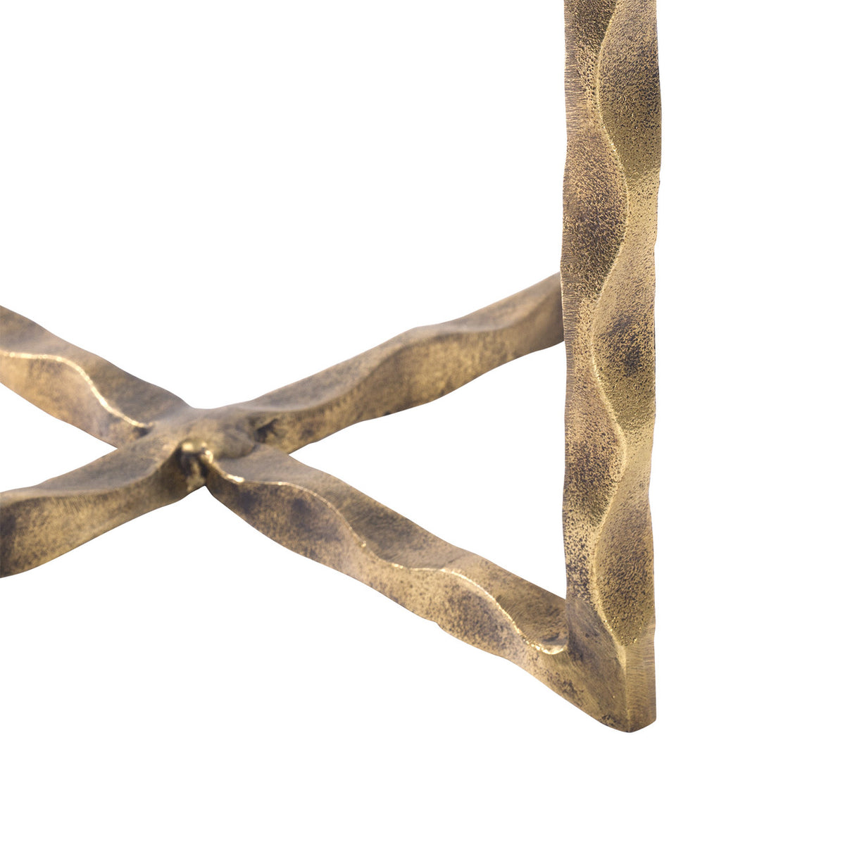 Villa & House Kyra Accent Table, Antique Brass