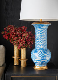 Villa & House Kyoto Set of 2 Vases, Gold Leaf