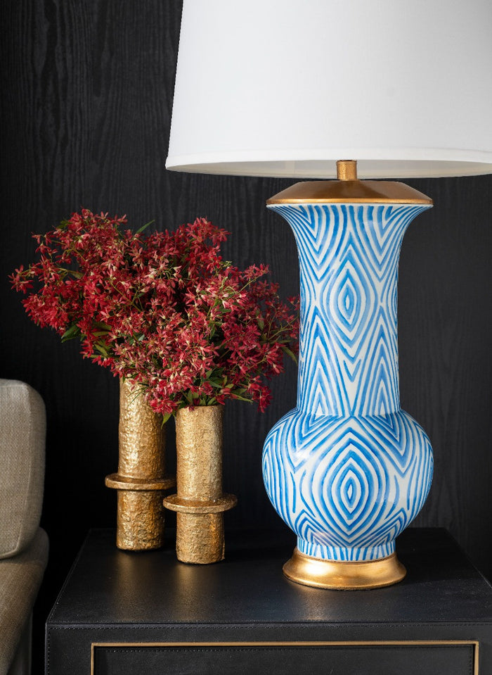 Villa & House Kyoto Set of 2 Vases, Gold Leaf