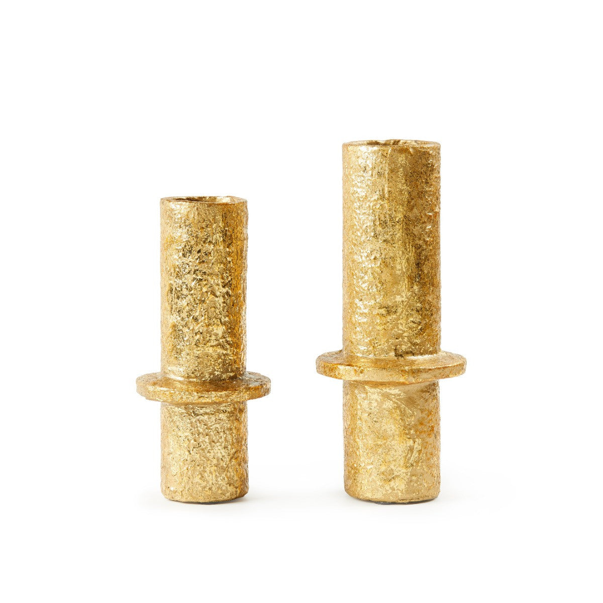 Villa & House Kyoto Set of 2 Vases, Gold Leaf