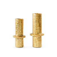 Villa & House Kyoto Set of 2 Vases, Gold Leaf