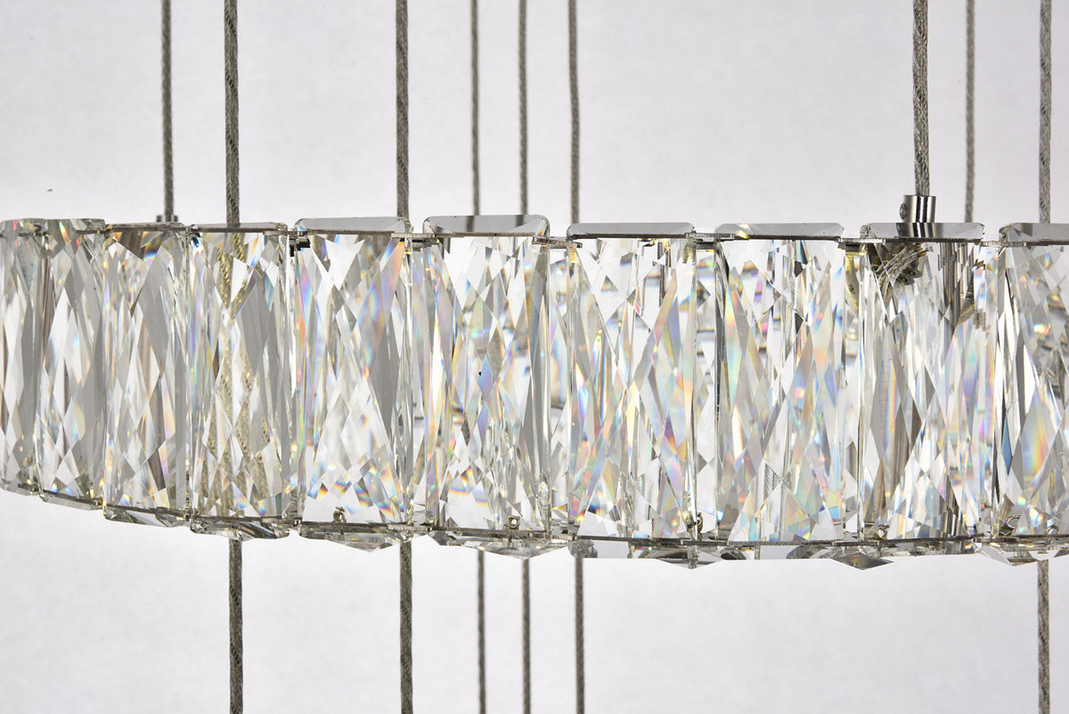 Elegant Lighting - 3503G5LC - LED Chandelier - Monroe - Chrome