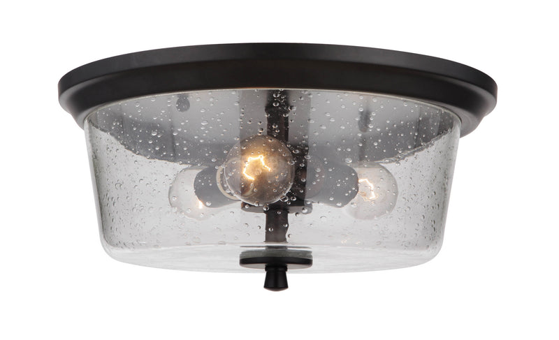 Craftmade - 50283-FB - Three Light Flushmount - Tyler - Flat Black