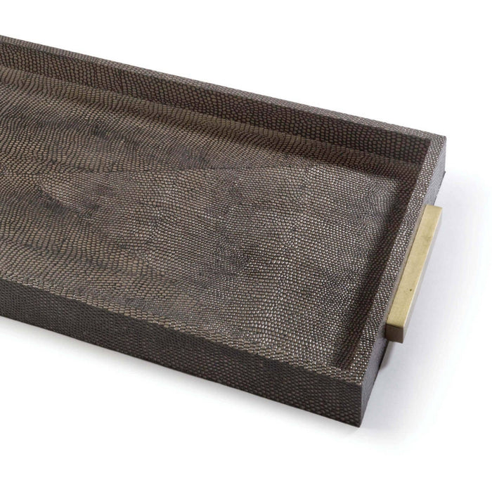 Regina Andrew Serving Tray from the Rectangle collection in Brown finish