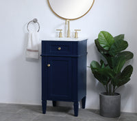 Elegant Lighting - VF12518BL - Single Bathroom Vanity - Park Avenue - blue