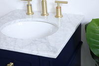 Elegant Lighting - VF12518BL - Single Bathroom Vanity - Park Avenue - blue