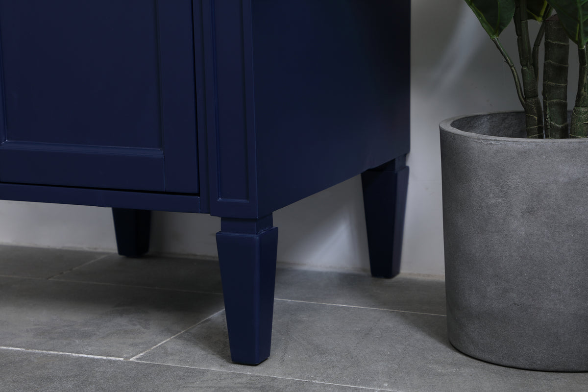 Elegant Lighting - VF12518BL - Single Bathroom Vanity - Park Avenue - blue
