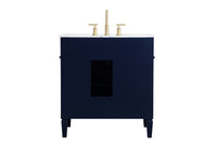 Elegant Lighting - VF12532BL - Single Bathroom Vanity - Park Avenue - blue