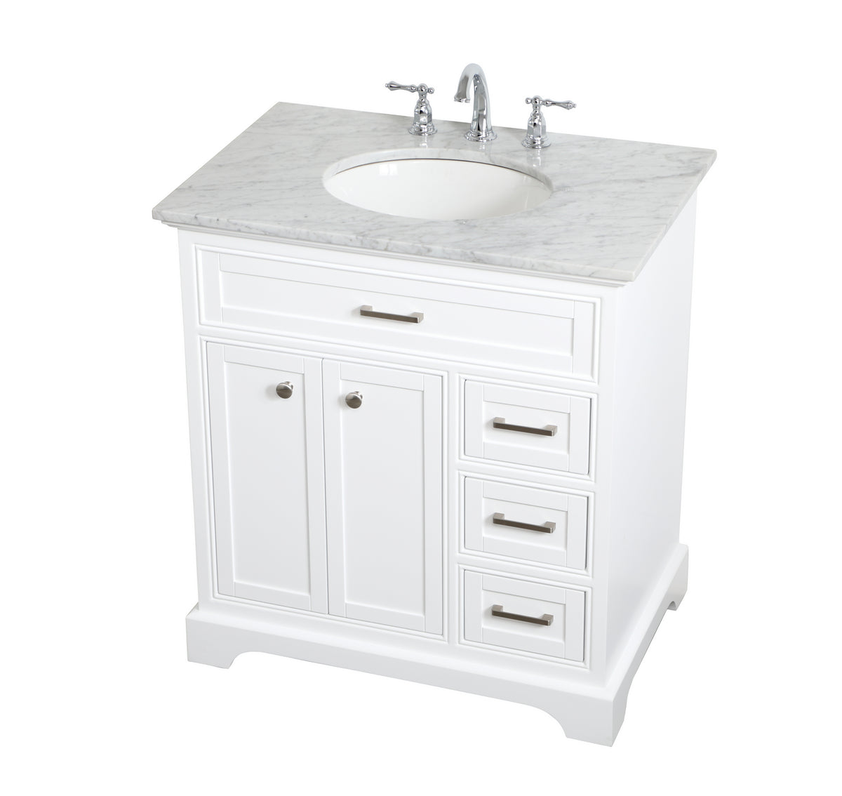 Elegant Lighting - VF15032WH - Single Bathroom Vanity - Americana - white