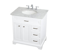 Elegant Lighting - VF15032WH - Single Bathroom Vanity - Americana - white