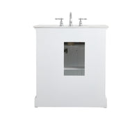 Elegant Lighting - VF15032WH - Single Bathroom Vanity - Americana - white