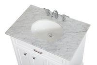 Elegant Lighting - VF15032WH - Single Bathroom Vanity - Americana - white