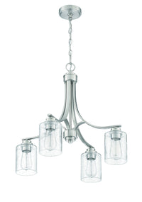 Craftmade - 50524-BNK - Four Light Chandelier - Bolden - Brushed Polished Nickel