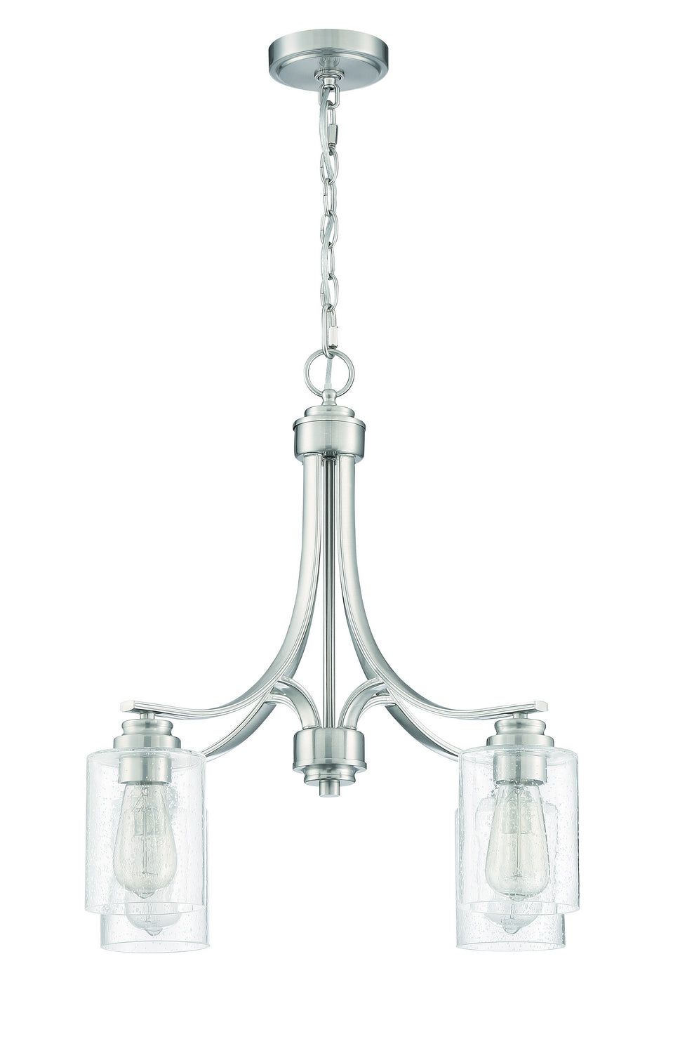 Craftmade - 50524-BNK - Four Light Chandelier - Bolden - Brushed Polished Nickel