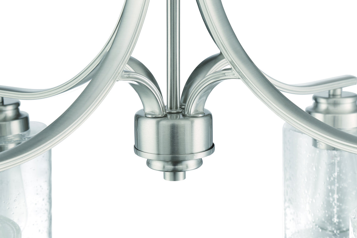 Craftmade - 50524-BNK - Four Light Chandelier - Bolden - Brushed Polished Nickel