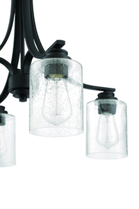 Craftmade - 50524-FB - Four Light Chandelier - Bolden - Flat Black