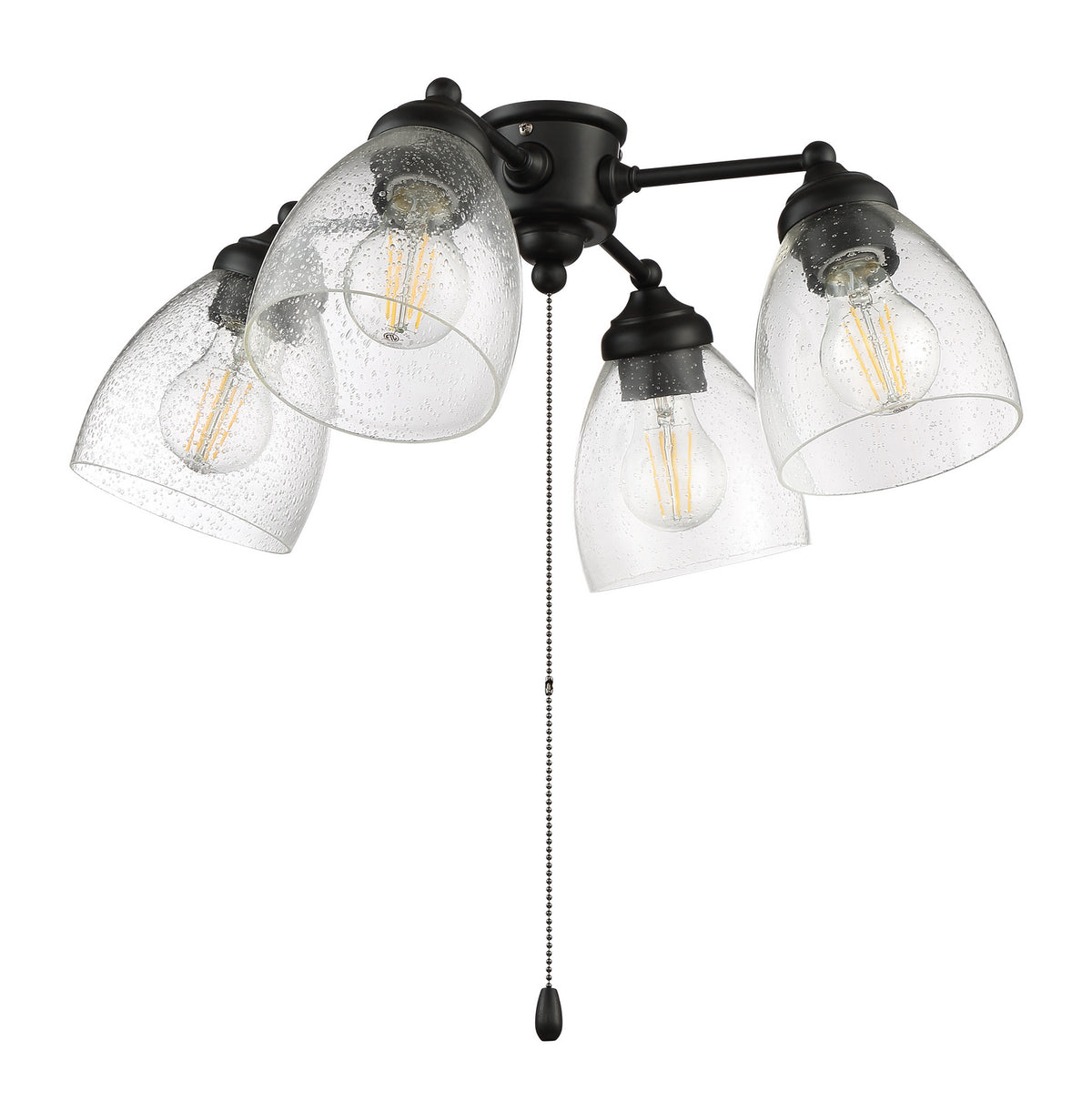 Craftmade - LK401105-FB-LED - LED Fan Light Kit - Light Kit-Armed - Flat Black