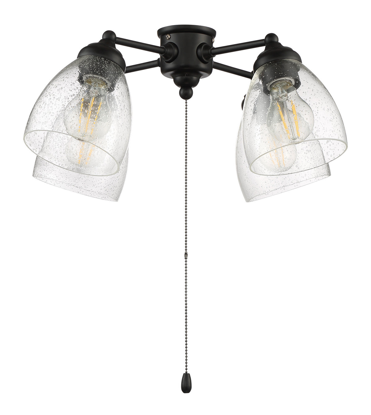 Craftmade - LK401105-FB-LED - LED Fan Light Kit - Light Kit-Armed - Flat Black