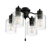 Craftmade - LK403107-FB-LED - LED Fan Light Kit - Light Kit-Armed - Flat Black
