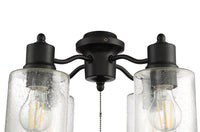 Craftmade - LK403107-FB-LED - LED Fan Light Kit - Light Kit-Armed - Flat Black