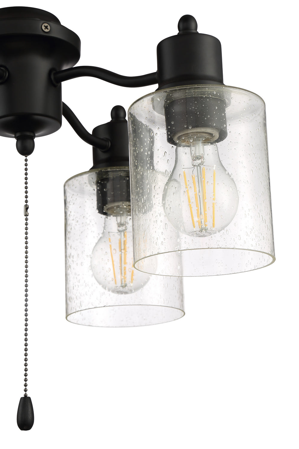 Craftmade - LK403107-FB-LED - LED Fan Light Kit - Light Kit-Armed - Flat Black