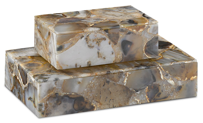 Currey and Company - 1200-0173 - Box - Malaga Collection - Black Agate