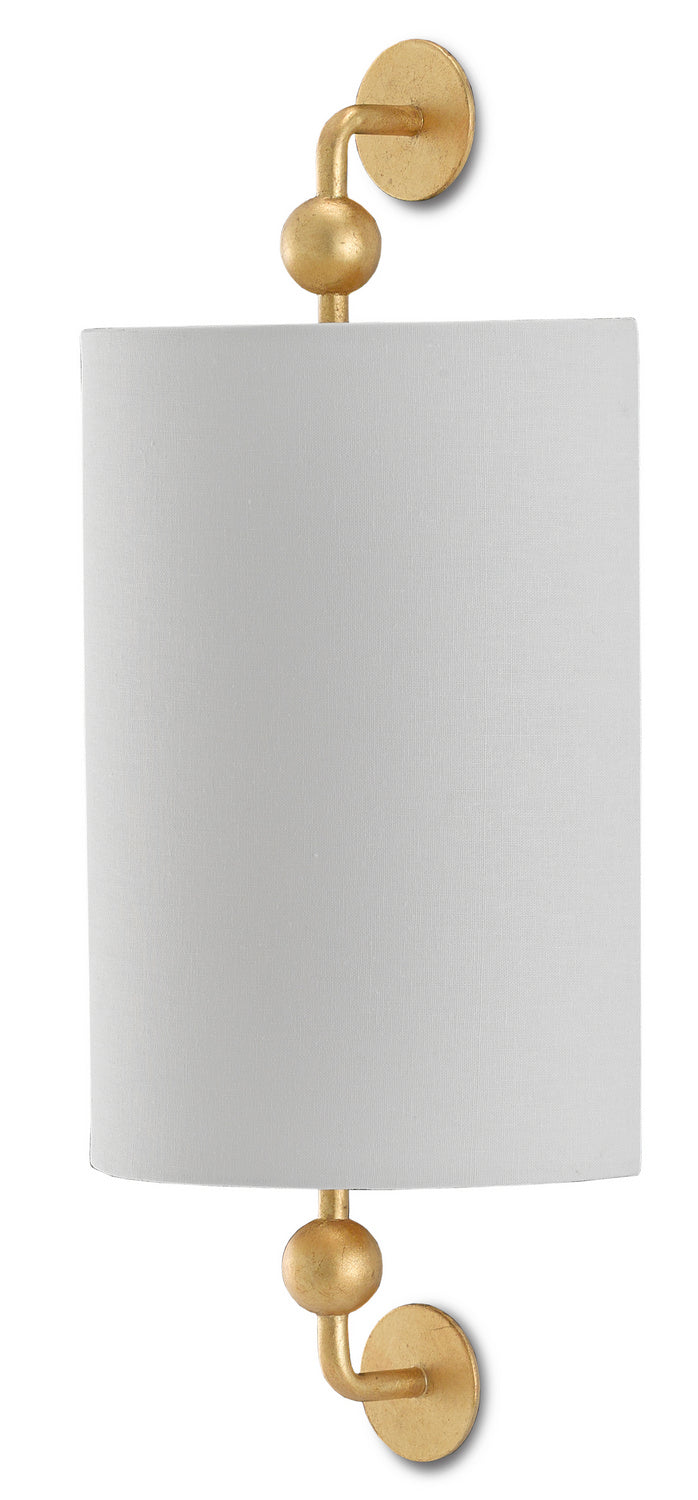 Currey and Company - 5900-0031 - One Light Wall Sconce - Tavey Collection - Contemporary Gold Leaf