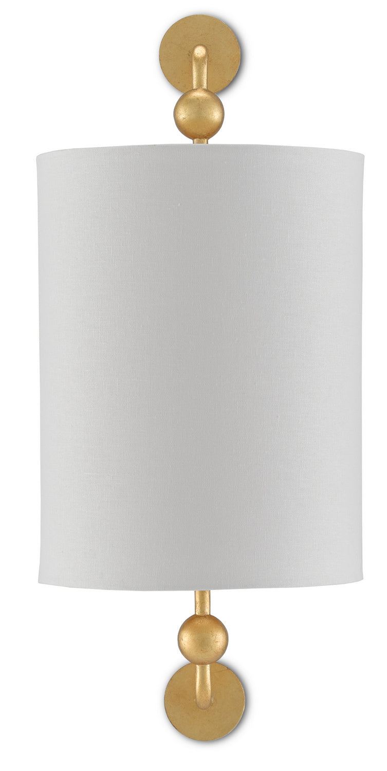 Currey and Company - 5900-0031 - One Light Wall Sconce - Tavey Collection - Contemporary Gold Leaf