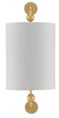 Currey and Company - 5900-0031 - One Light Wall Sconce - Tavey Collection - Contemporary Gold Leaf