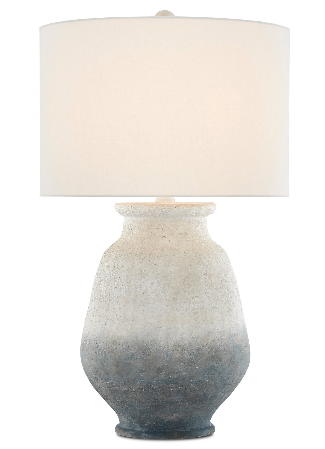 Currey and Company - 6000-0538 - One Light Table Lamp - Cazalet Table Lamp - Ash Ivory/Blue/Acrylic White