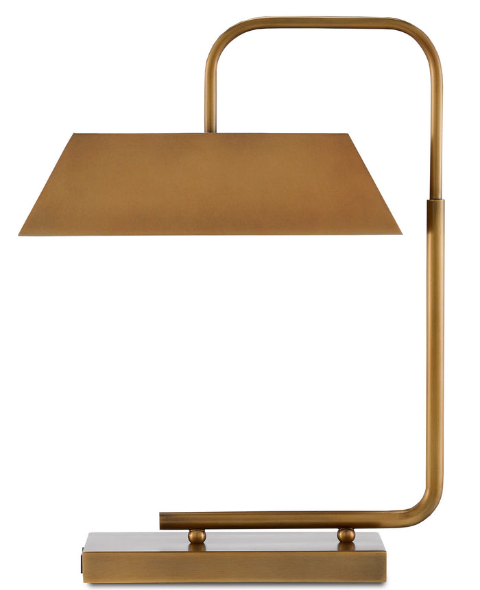 Currey and Company - 6000-0565 - Two Light Table Lamp - Hoxton Collection - Light Antique Brass