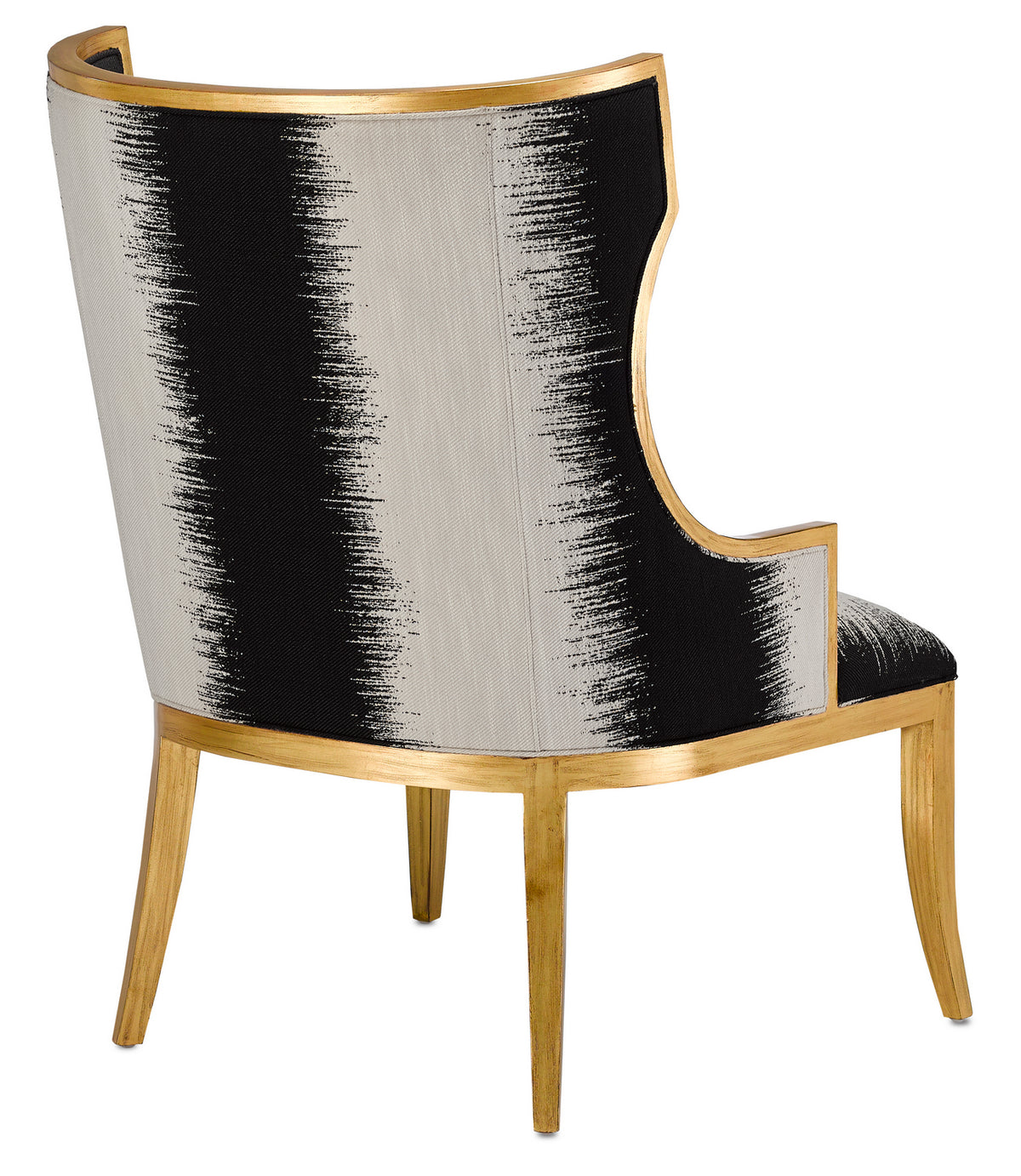 Currey and Company Chair from the Garson collection in Antique Gold finish