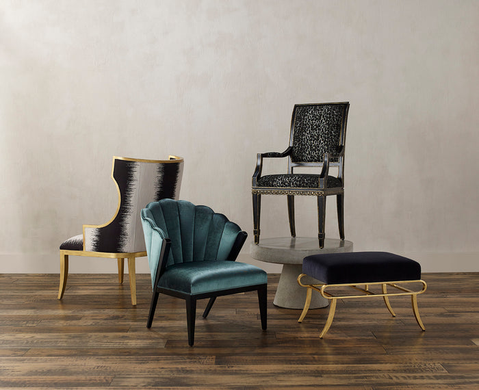 Currey and Company - 7000-0842 - Chair - Garson Collection - Antique Gold