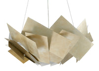 Currey and Company - 9000-0549 - Three Light Chandelier - Silver Leaf