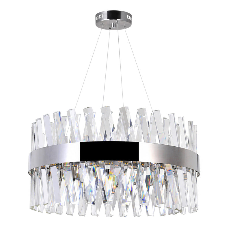 CWI Lighting - 1220P24-601 - LED Chandelier - Glace - Chrome