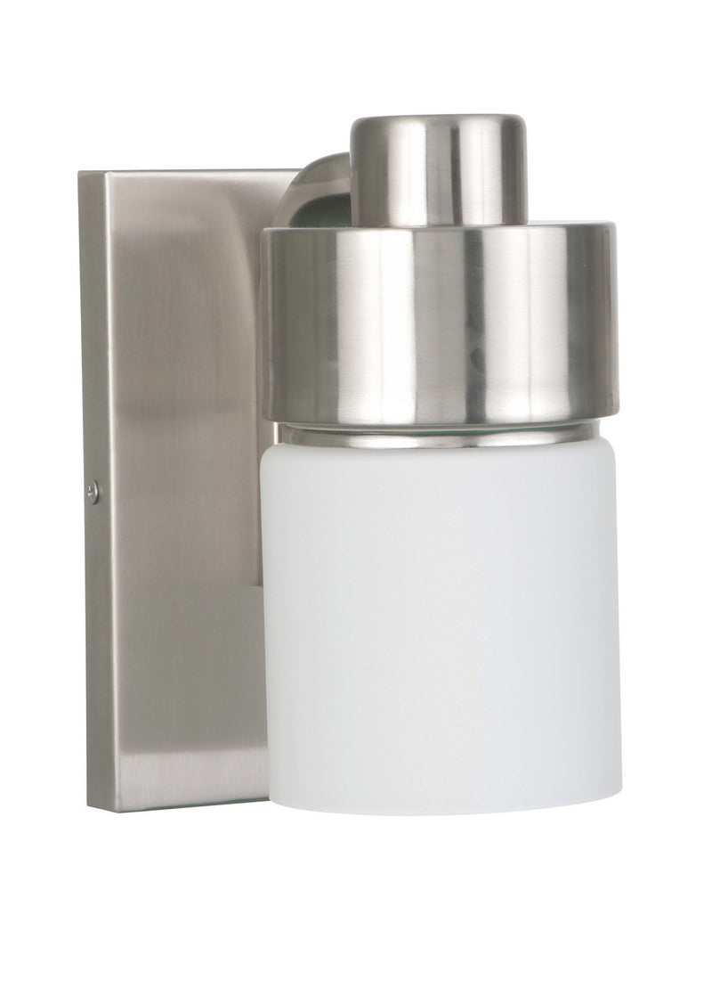 Craftmade - 12305BNK1 - One Light Wall Sconce - District - Brushed Polished Nickel