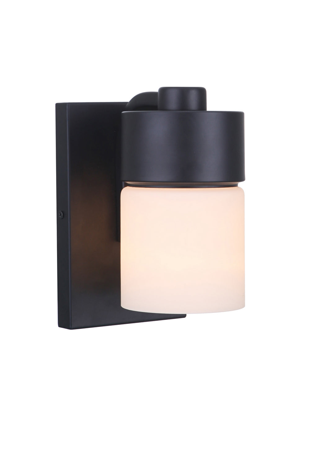 Craftmade - 12305FB1 - One Light Wall Sconce - District - Flat Black