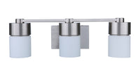Craftmade - 12322BNK3 - Three Light Vanity - District - Brushed Polished Nickel