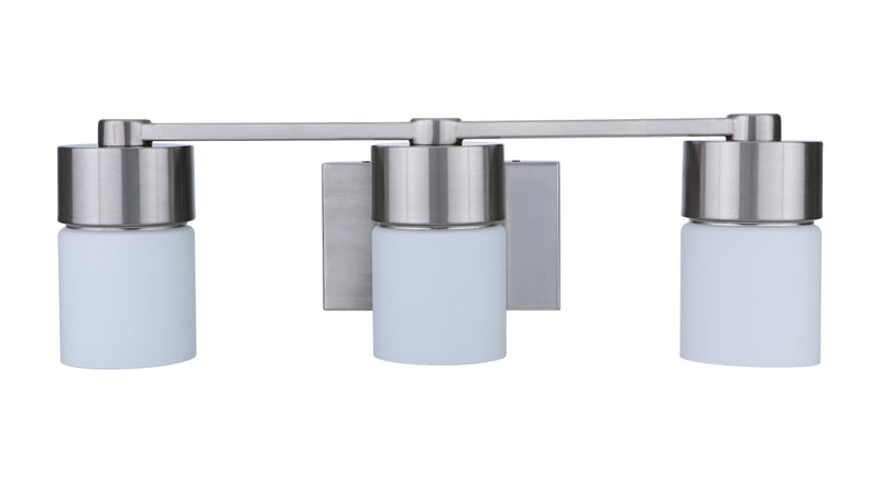 Craftmade - 12322BNK3 - Three Light Vanity - District - Brushed Polished Nickel