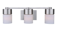 Craftmade Three Light Vanity from the District collection in Brushed Polished Nickel finish